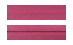 25mm single folded bias binding in hot pink