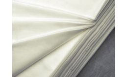 Off white cotton fabric, 5 metre roll